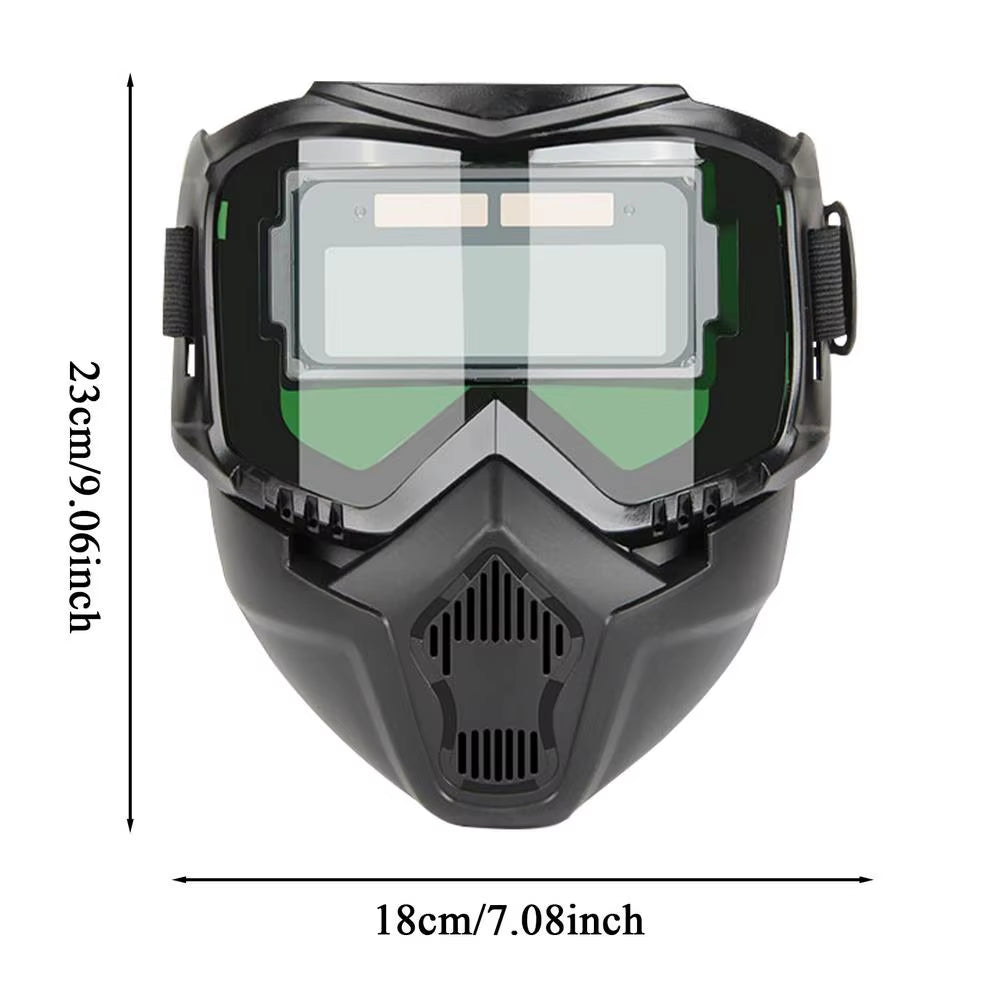 Head-Mounted Professional Automatic Welding Mask Goggles Light Filter Anti-Glare Welding Helmet Equipments Protective Mask