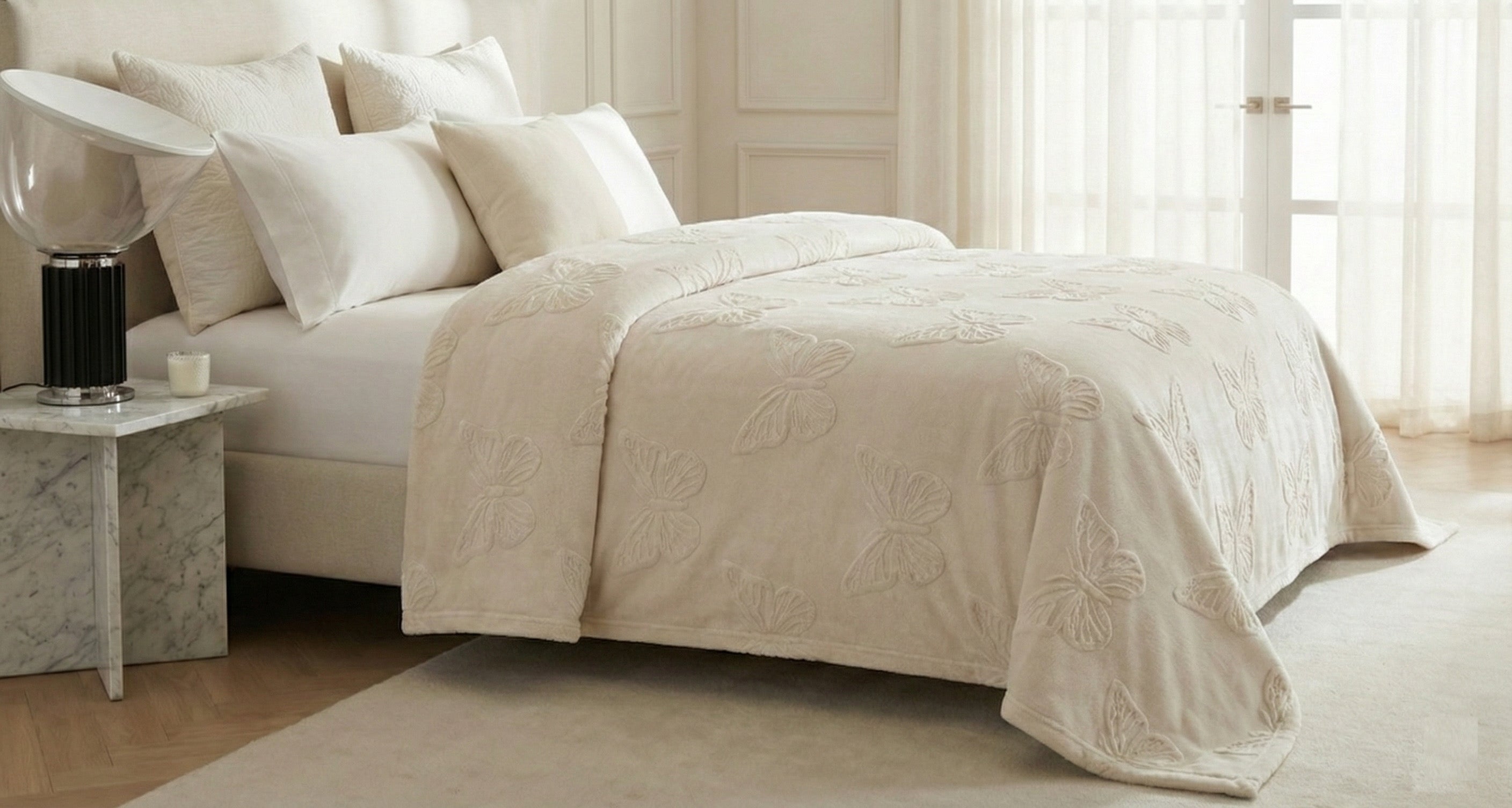 Cobija Premium Sueños De Mariposas