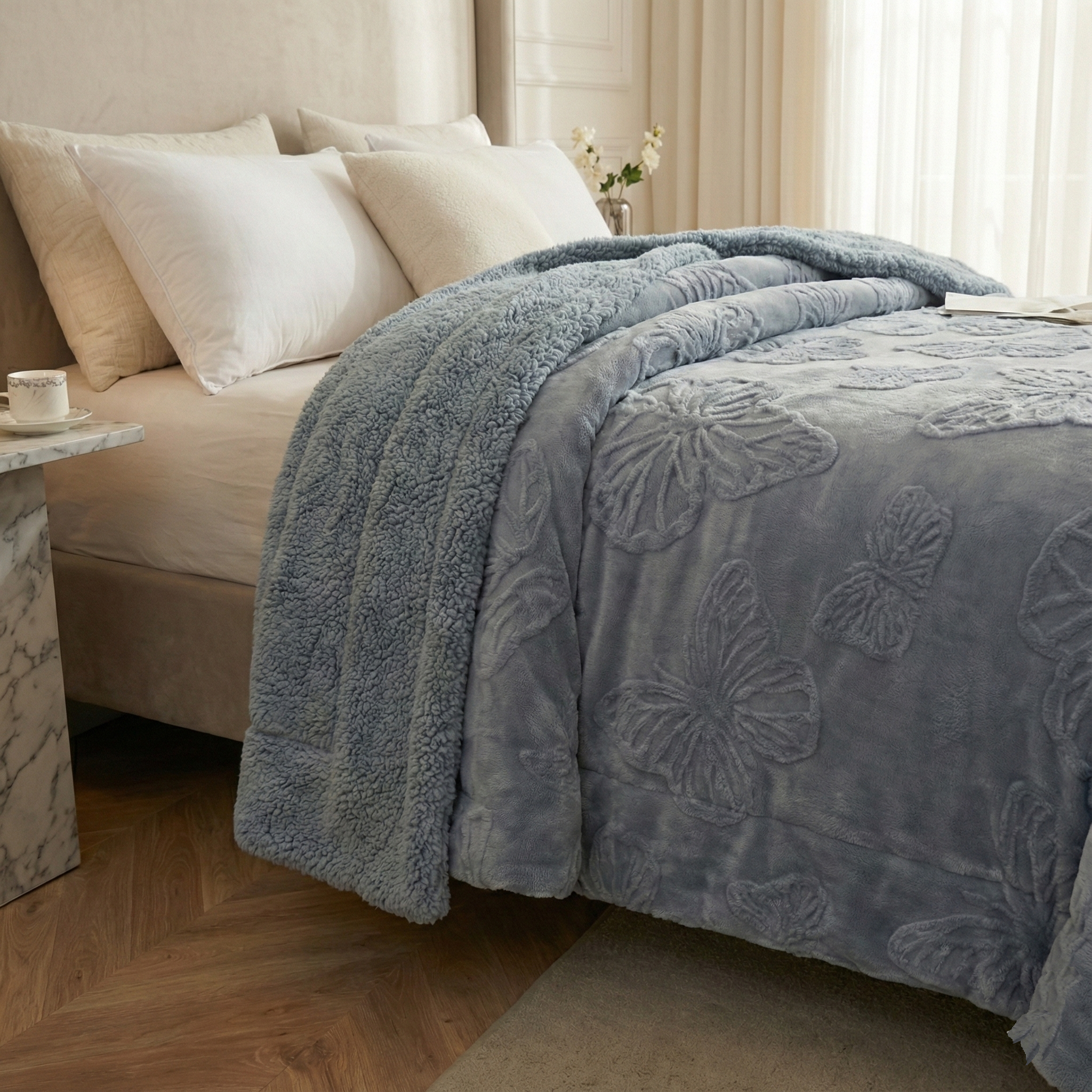 Cobija Premium Sueños De Mariposas