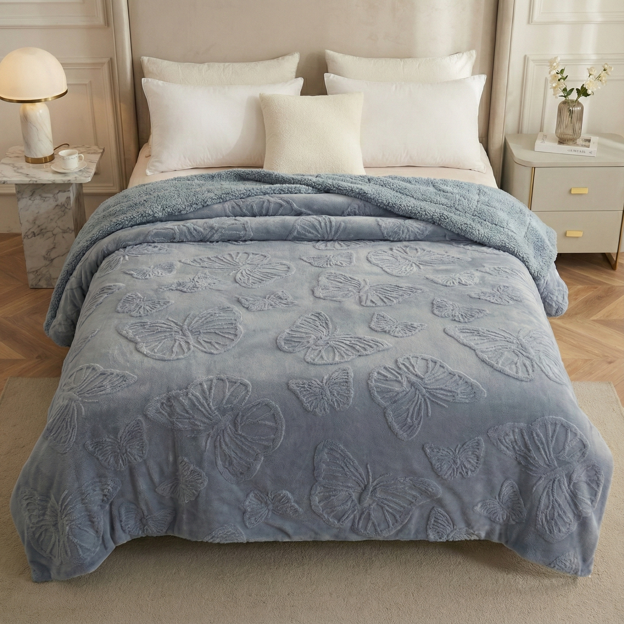 Cobija Premium Sueños De Mariposas