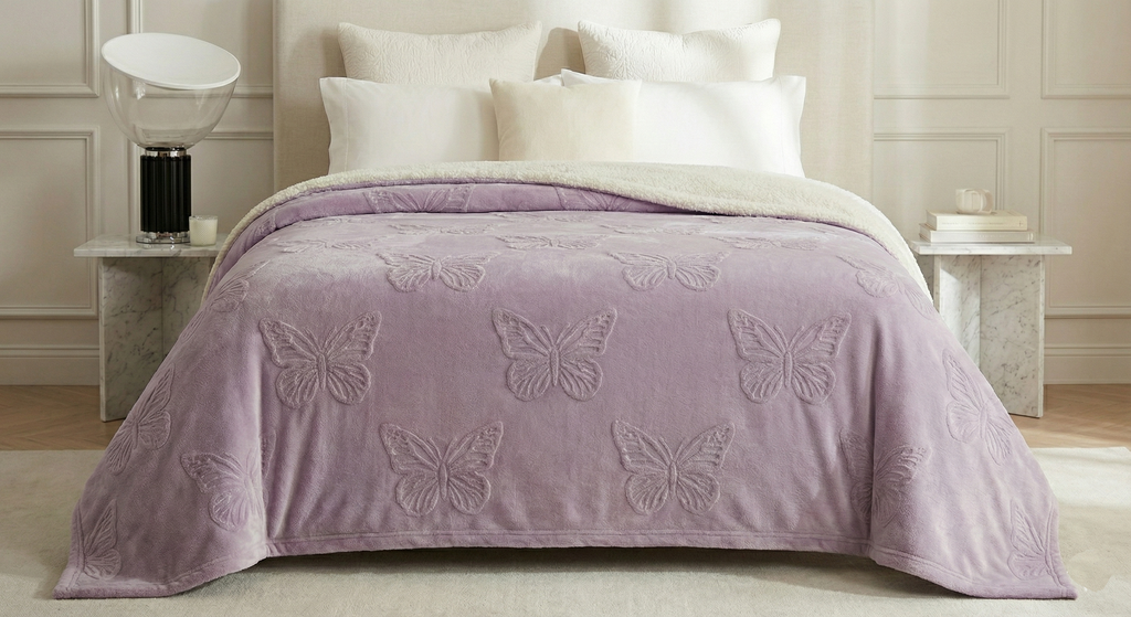 Cobija Premium Sueños De Mariposas