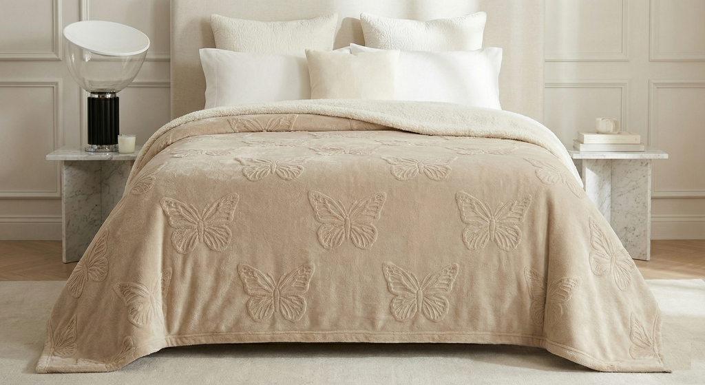 Cobija Premium Sueños De Mariposas