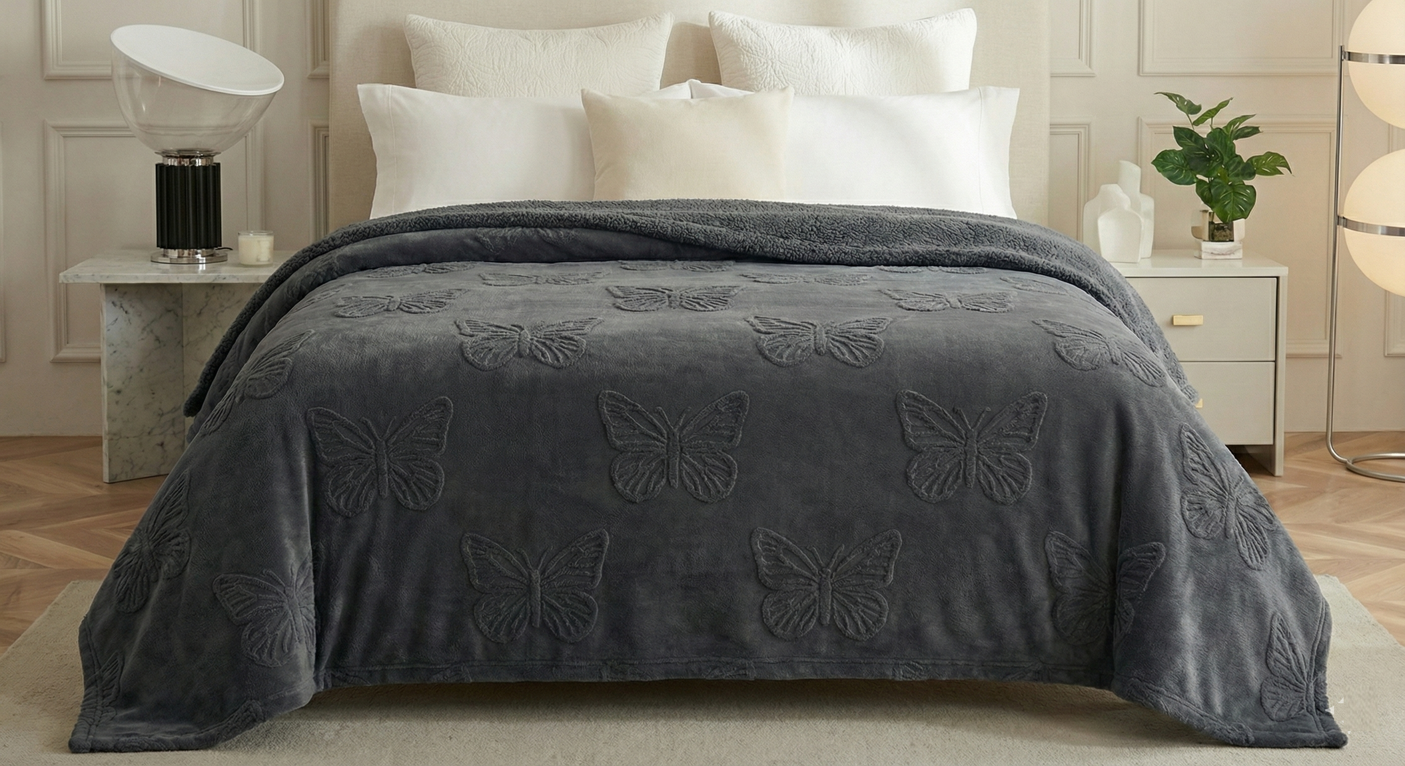 Cobija Premium Sueños De Mariposas