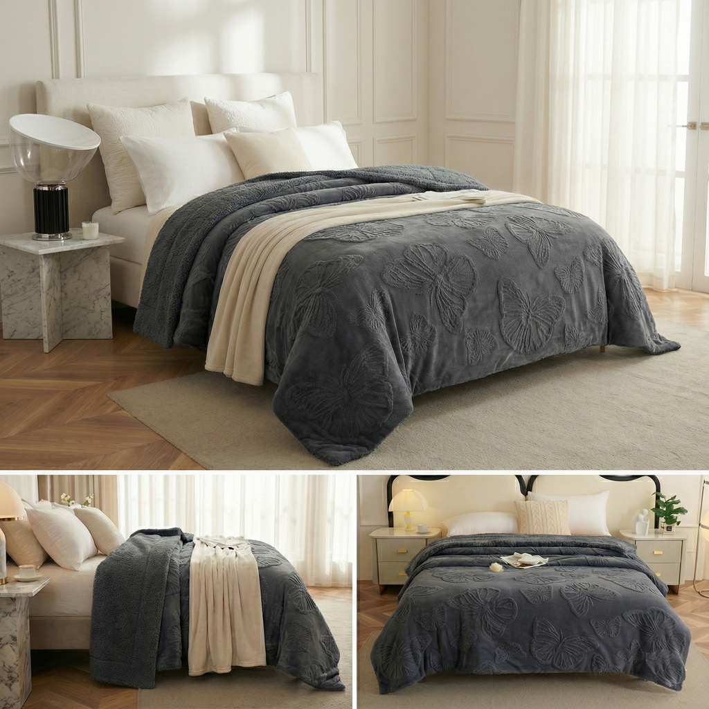 Cobija Premium Sueños De Mariposas