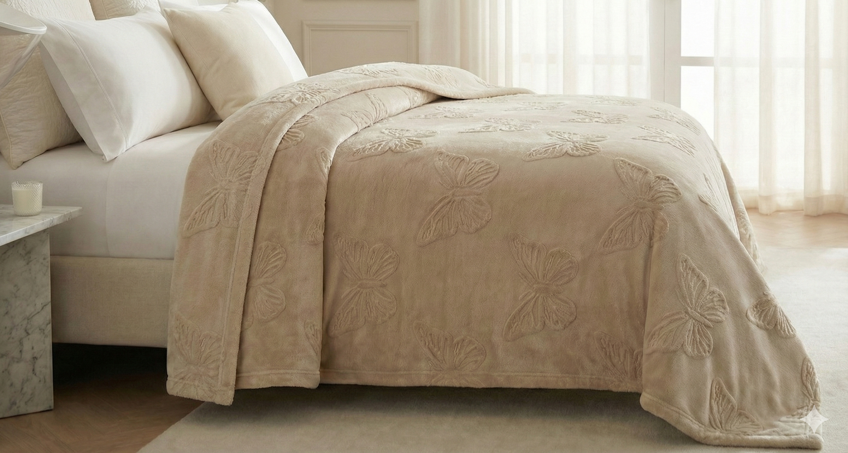 Cobija Premium Sueños De Mariposas