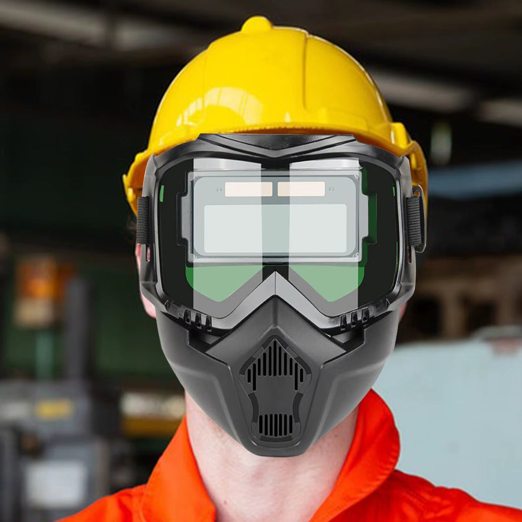 Head-Mounted Professional Automatic Welding Mask Goggles Light Filter Anti-Glare Welding Helmet Equipments Protective Mask